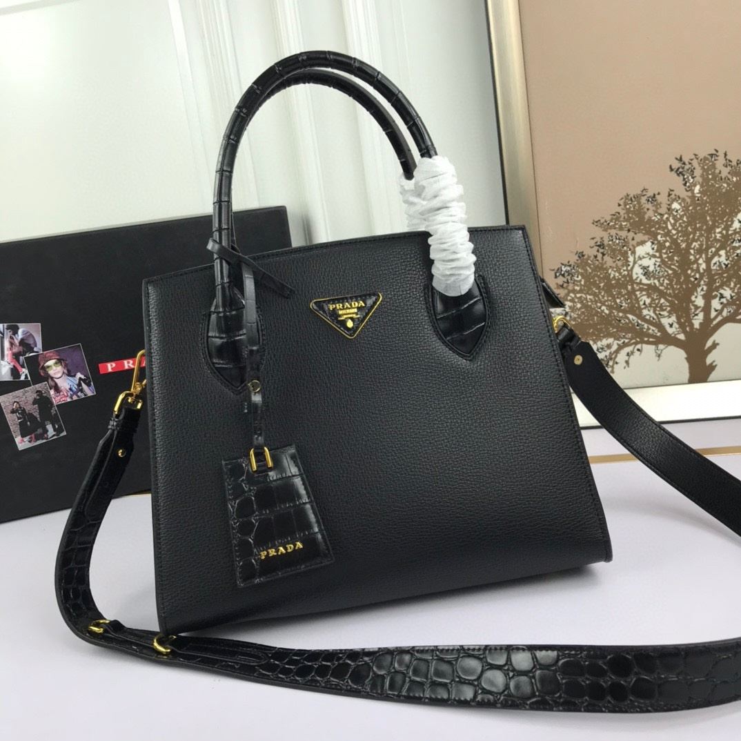 Pra*a top handle bags